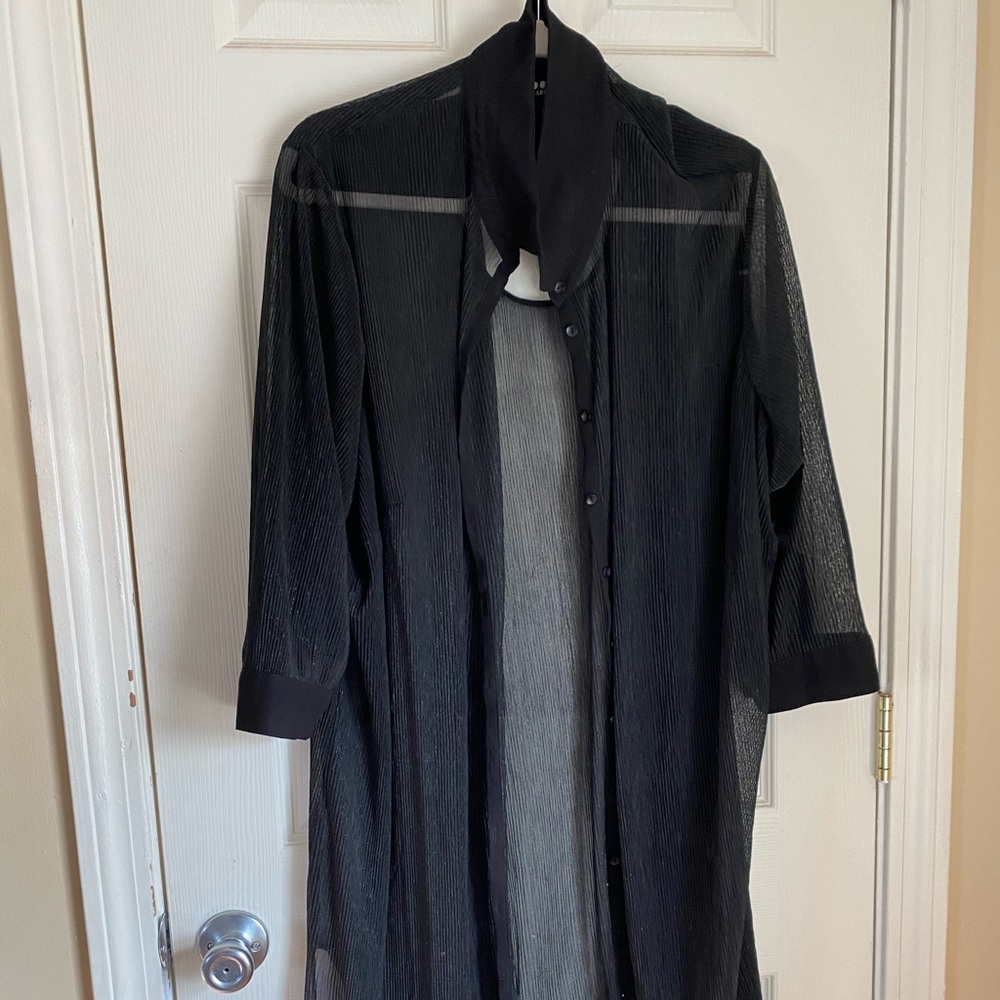 Carmakoma sheer black duster XL - Perfect and cool